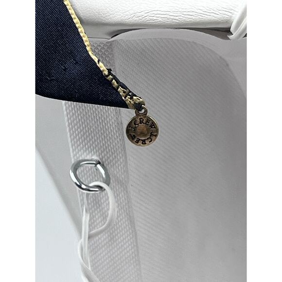 J. Crew Black Ribbon Funfetti AB Tinsel Sequin Floral Multicolor Bow necklace - Picture 13 of 16